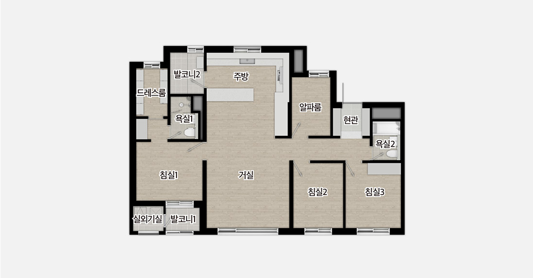 해링턴플레이스 오룡역 모델하우스_세대안내